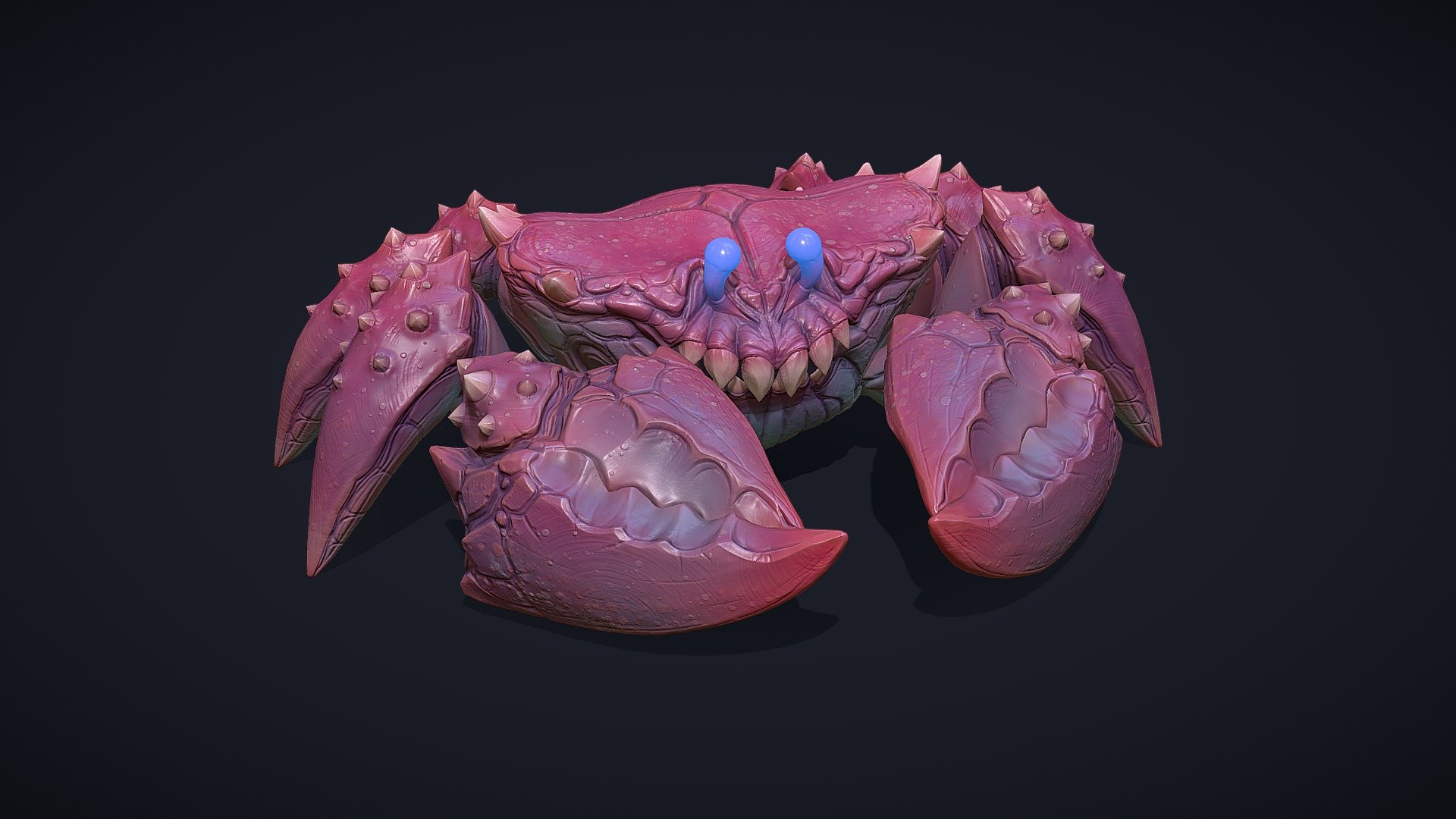 blue-eyed crab is a valuable item in our Sci-Fi Circus

see more renders here here: https://www.artstation.com/artwork/v1NWqY


 - blue-eyed crab - 3D model by gexogen 3d model
