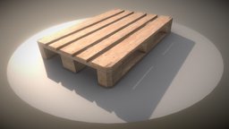 EUR Wood Pallet | High-Poly Version