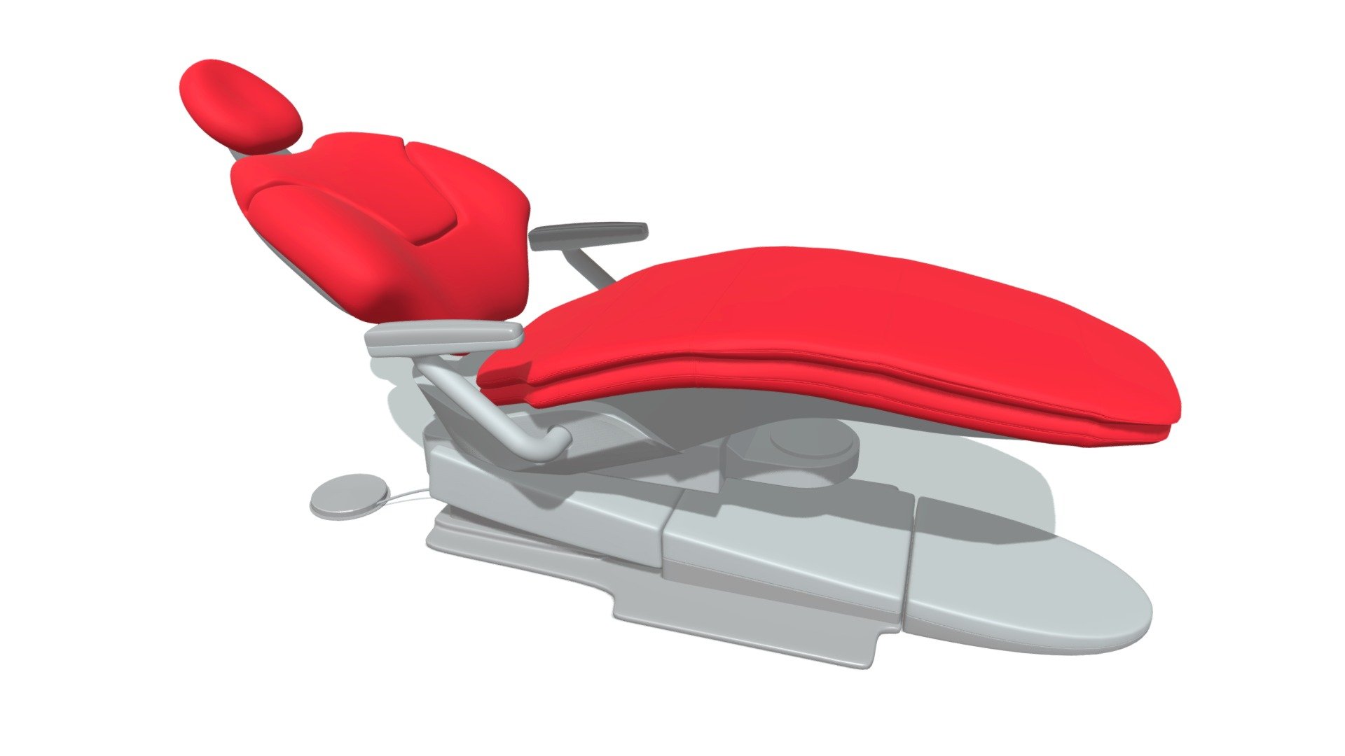High quality 3d model of dental chair 3d model