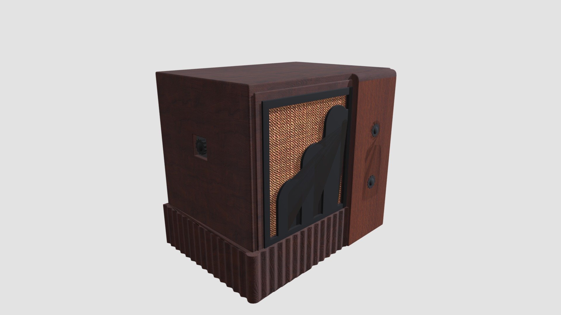 Highly detailed 3d model of radio with all textures, shaders and materials. It is ready to use, just put it into your scene 3d model
