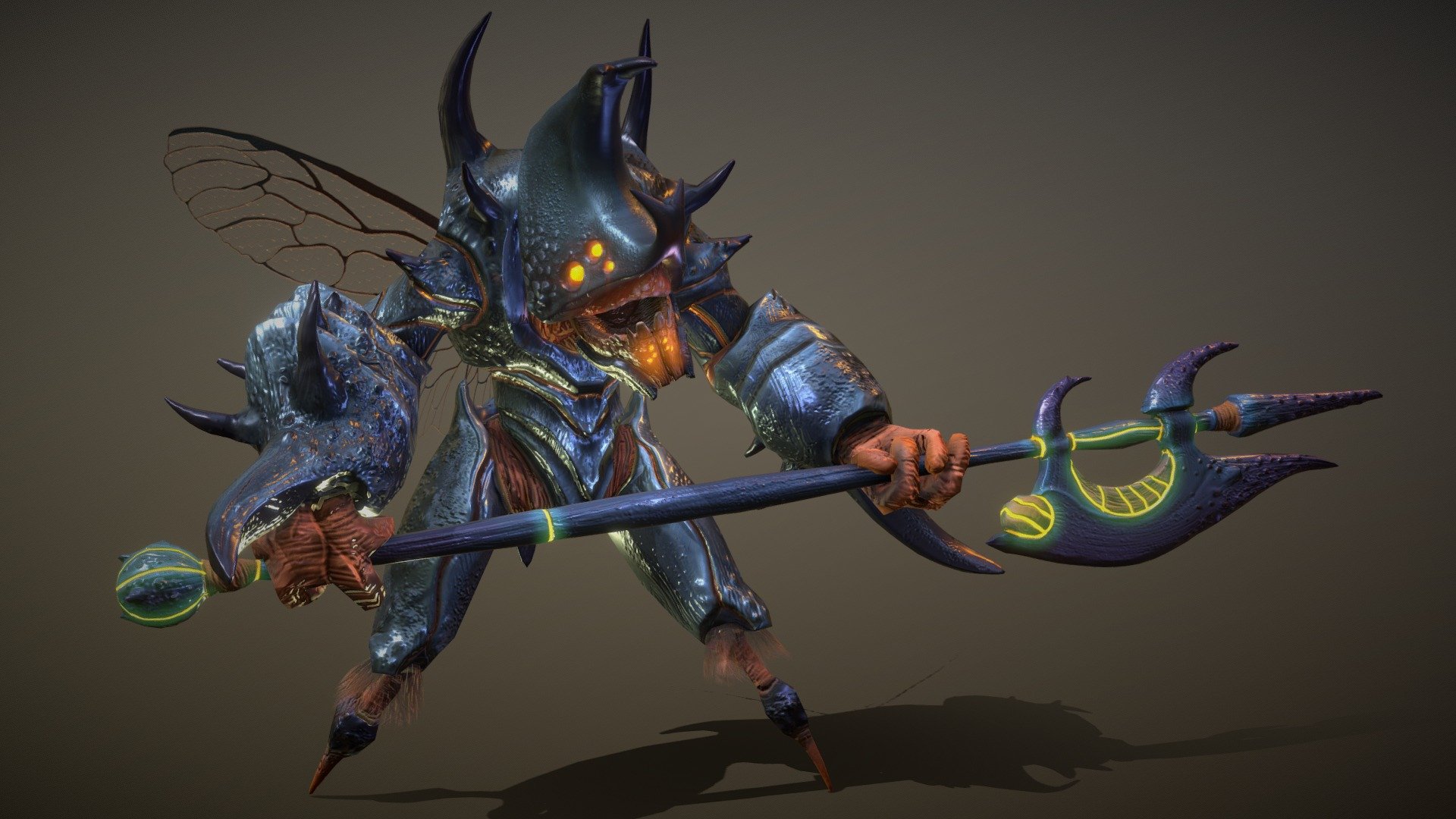 Chitin Honor Guard - 3D model by Spinnee 3d model