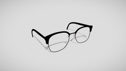 Retro glasses retro, oldschool, glasses, highpoly