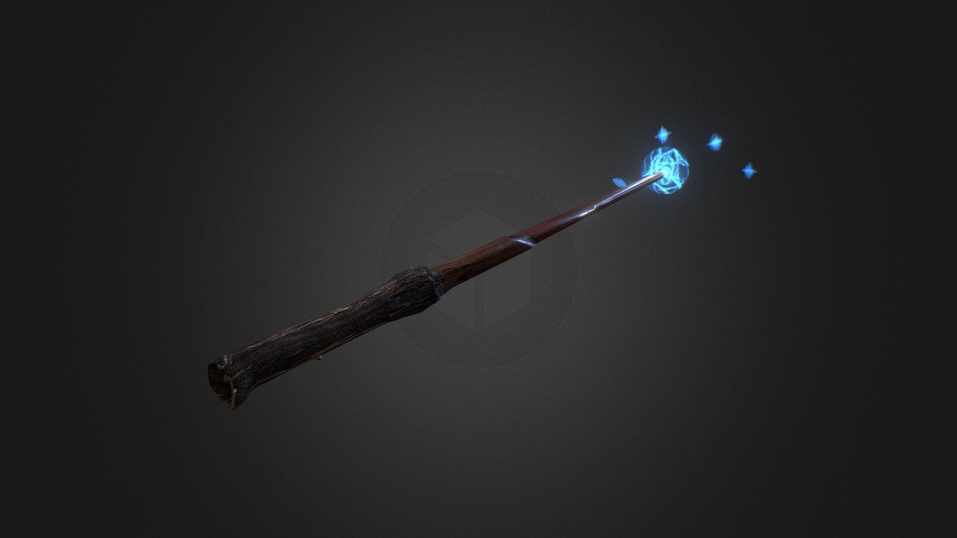 Textures are 4k

-Modelled in Maya

-Sculpted in ZBrush

-Textured in Substance Painter &amp; Photoshop - Harry's Wand - Download Free 3D model by Charlie Tinley (@Tnkii) 3d model