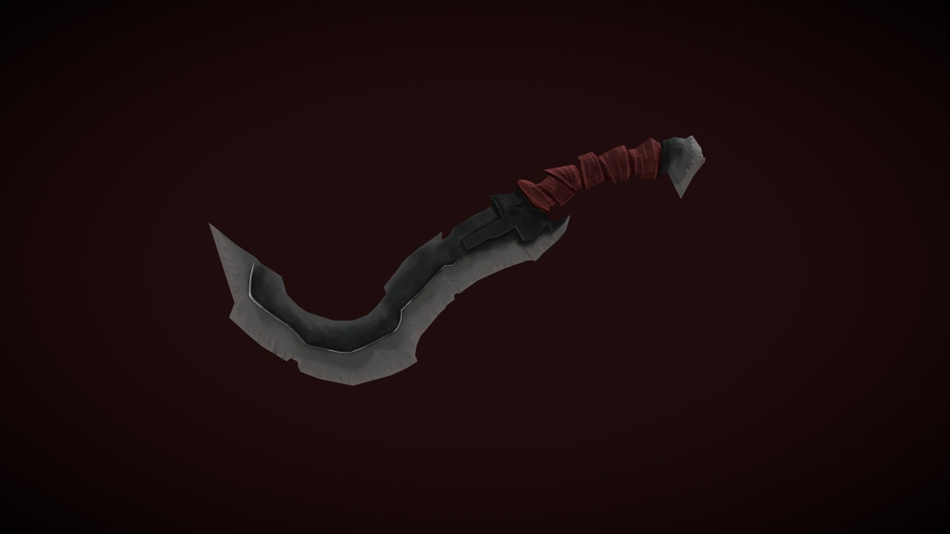 Based off of Darksiders' Concept Art
Dagger Belonging to Strife, a Nephilim and one of the Horsemen of the Apocalipse
Made to practice Handpainted Modelling - Strife's Dagger - 3D model by Suricacto 3d model