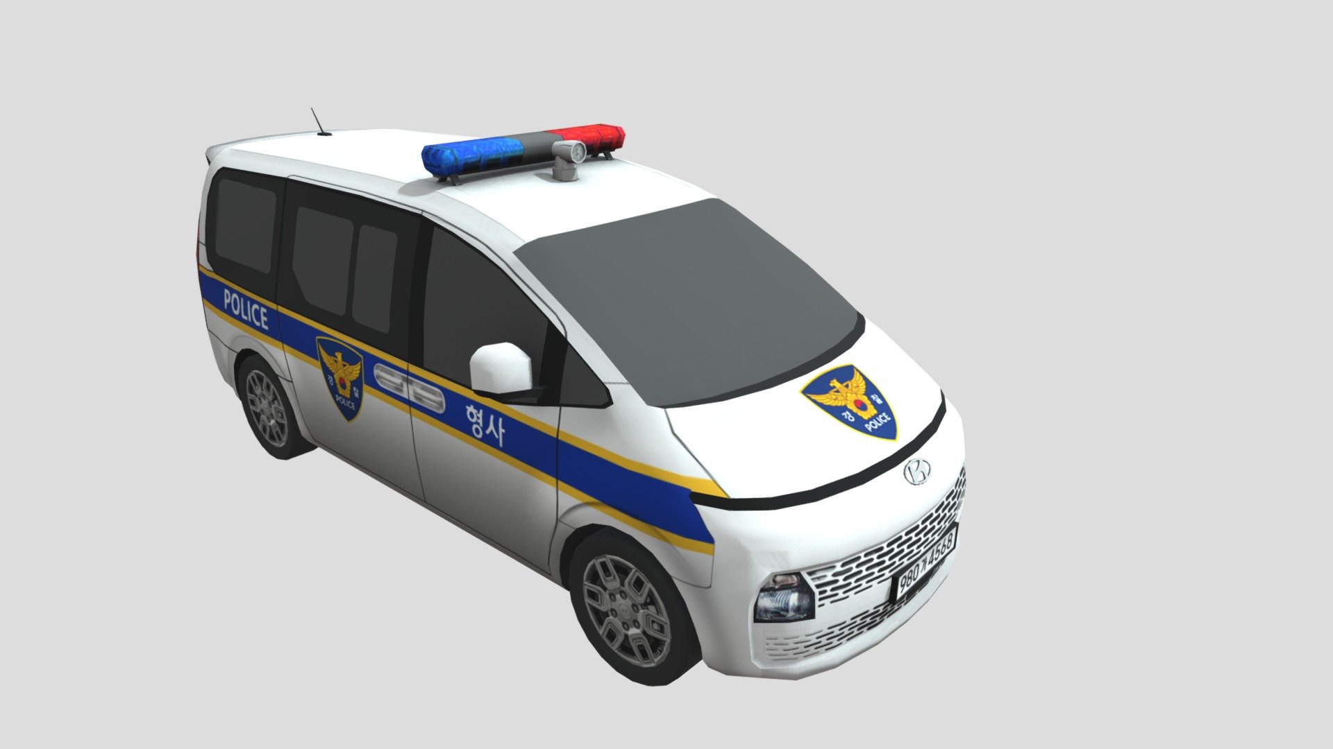 STARIA Police - STARIA Police - Buy Royalty Free 3D model by e0312s 3d model