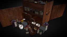 Victorian Medicine Box 