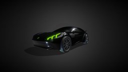 Modern Sport Car 3D Concept modern, sportcar, car, concept, gameready