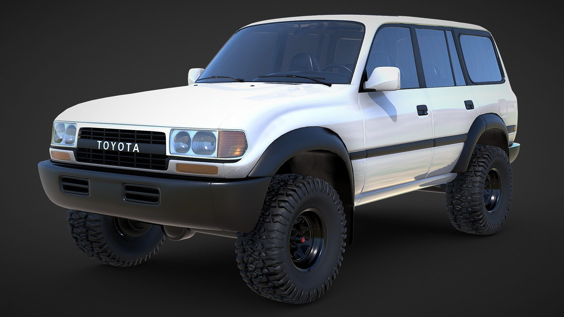 Toyota Landcruiser 80 Series Stock - Buy Royalty Free 3D model by Pitstop3D - 4x4 (@Pitstop3D-4x4) 3d model