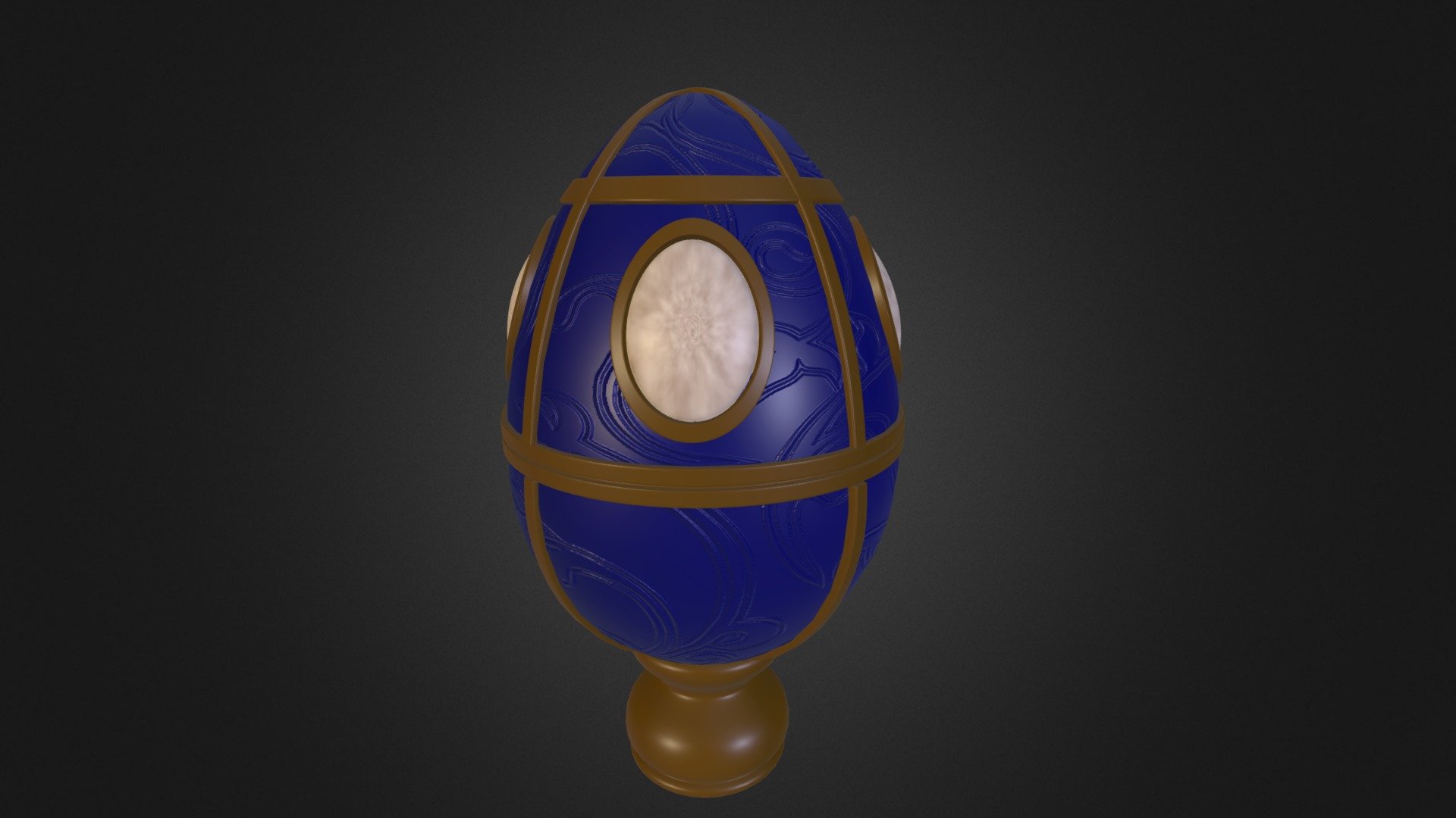Faberge Egg  - Faberge Egg - 3D model by stevenjg100 3d model