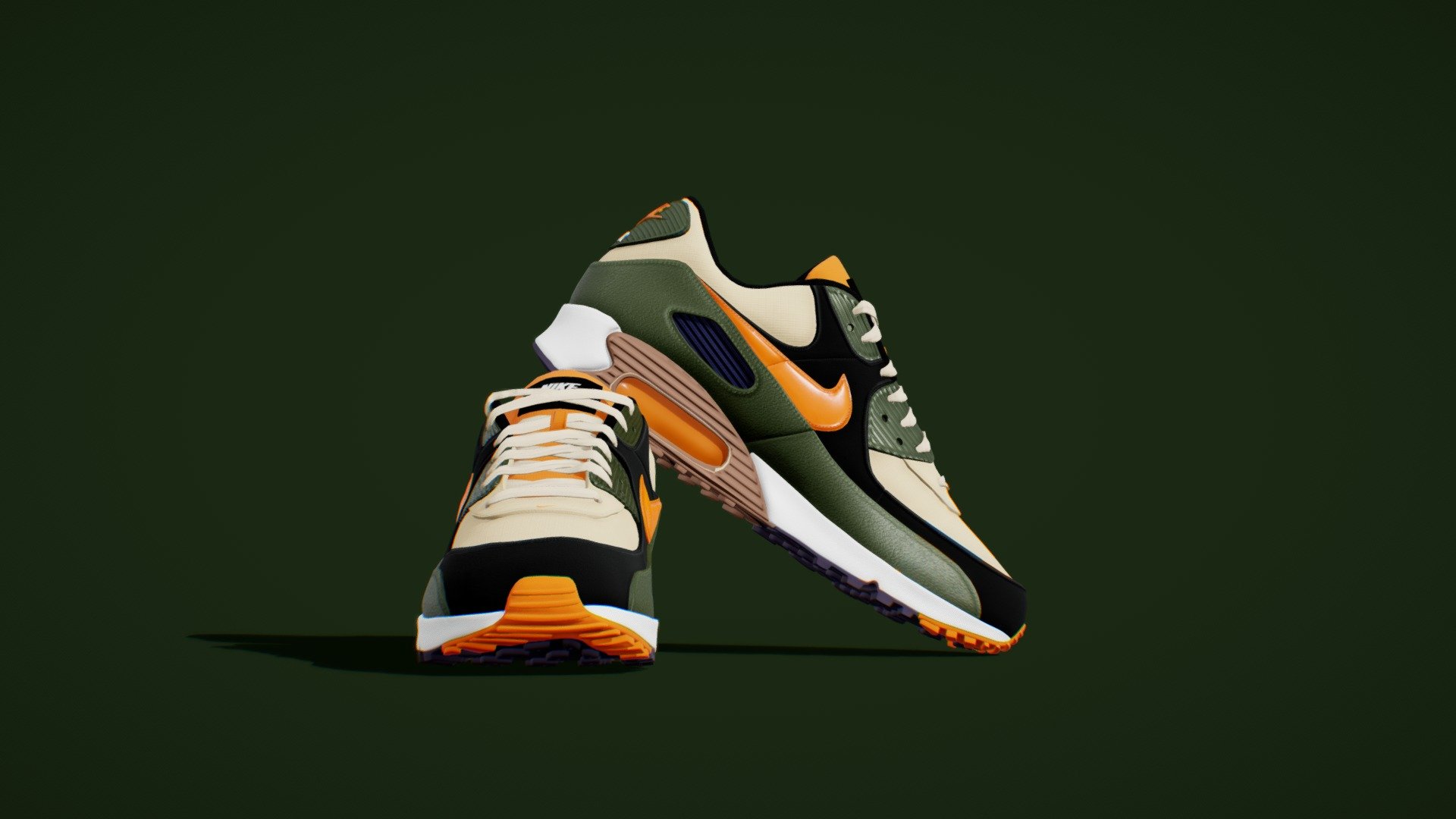 This are Airmax NIKE Shoes.
Textured differently,
There are 6 different textures and this is 6 of 6 Version.
Textures in 4k resolution.

Buy the whole pack of 6 at 50% OFF Here
https://skfb.ly/oxQVu - Airmax - Nike Shoes 06 - Buy Royalty Free 3D model by 5th Dimension (@5th-Dimension) 3d model