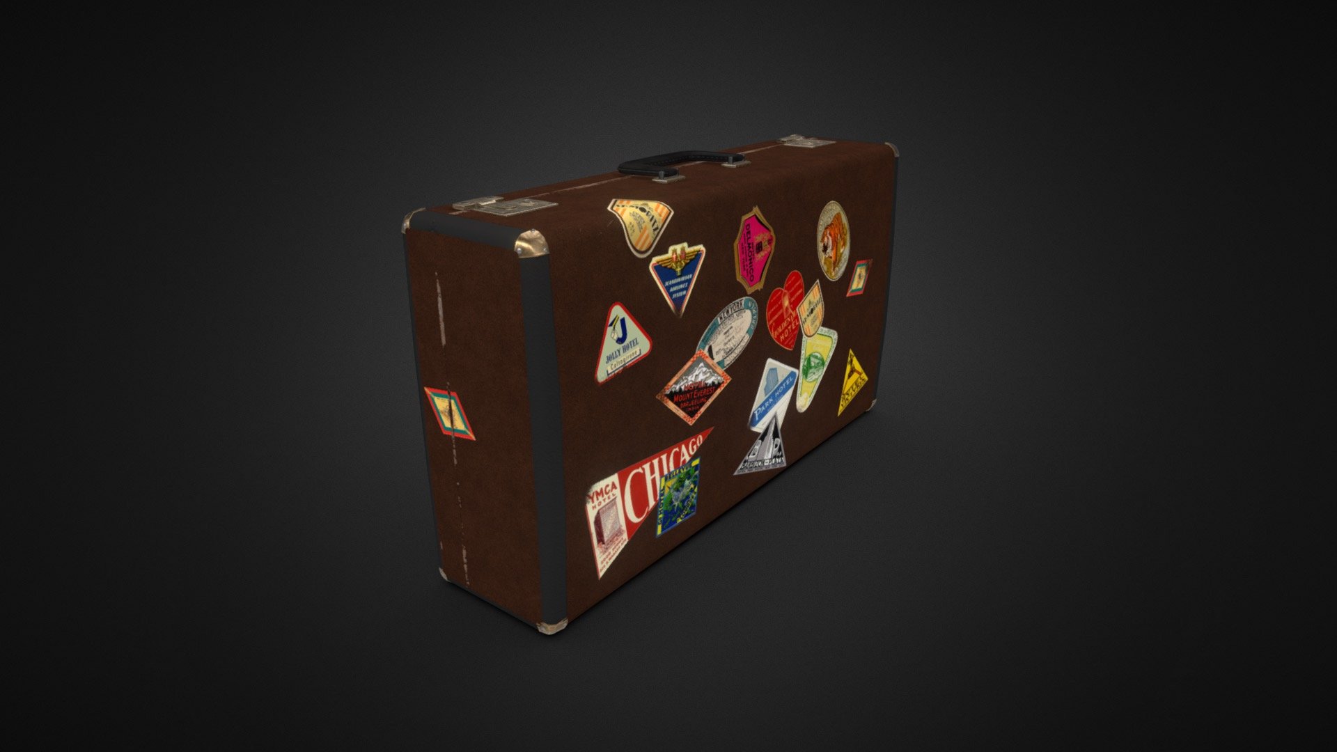 PBR based prop made using Maya and Substance Painter.  - Old Luggage - 3D model by Chris Hatch (@chrismhatch) 3d model