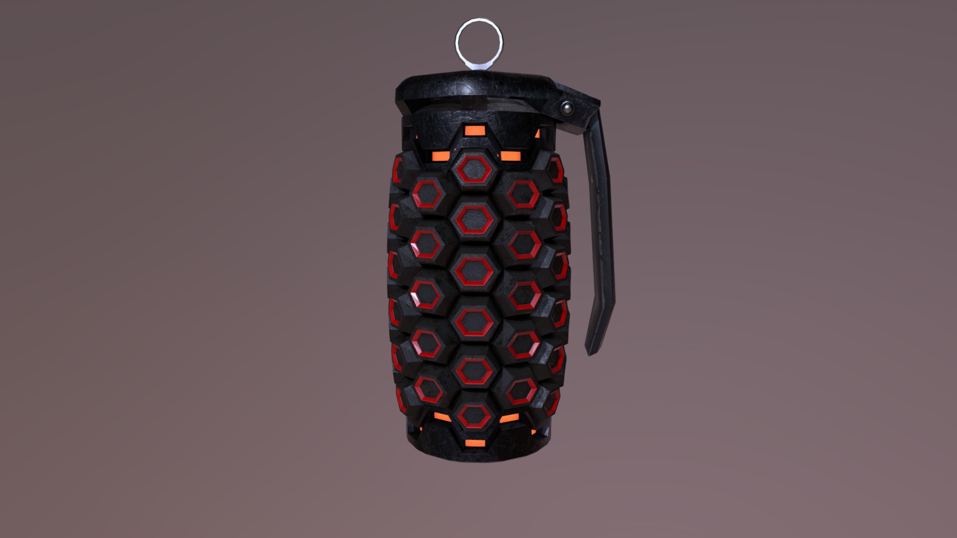 Sci-fi Explosive Grenade - Sci-fi Explosive Grenade - 3D model by HorusZ 3d model