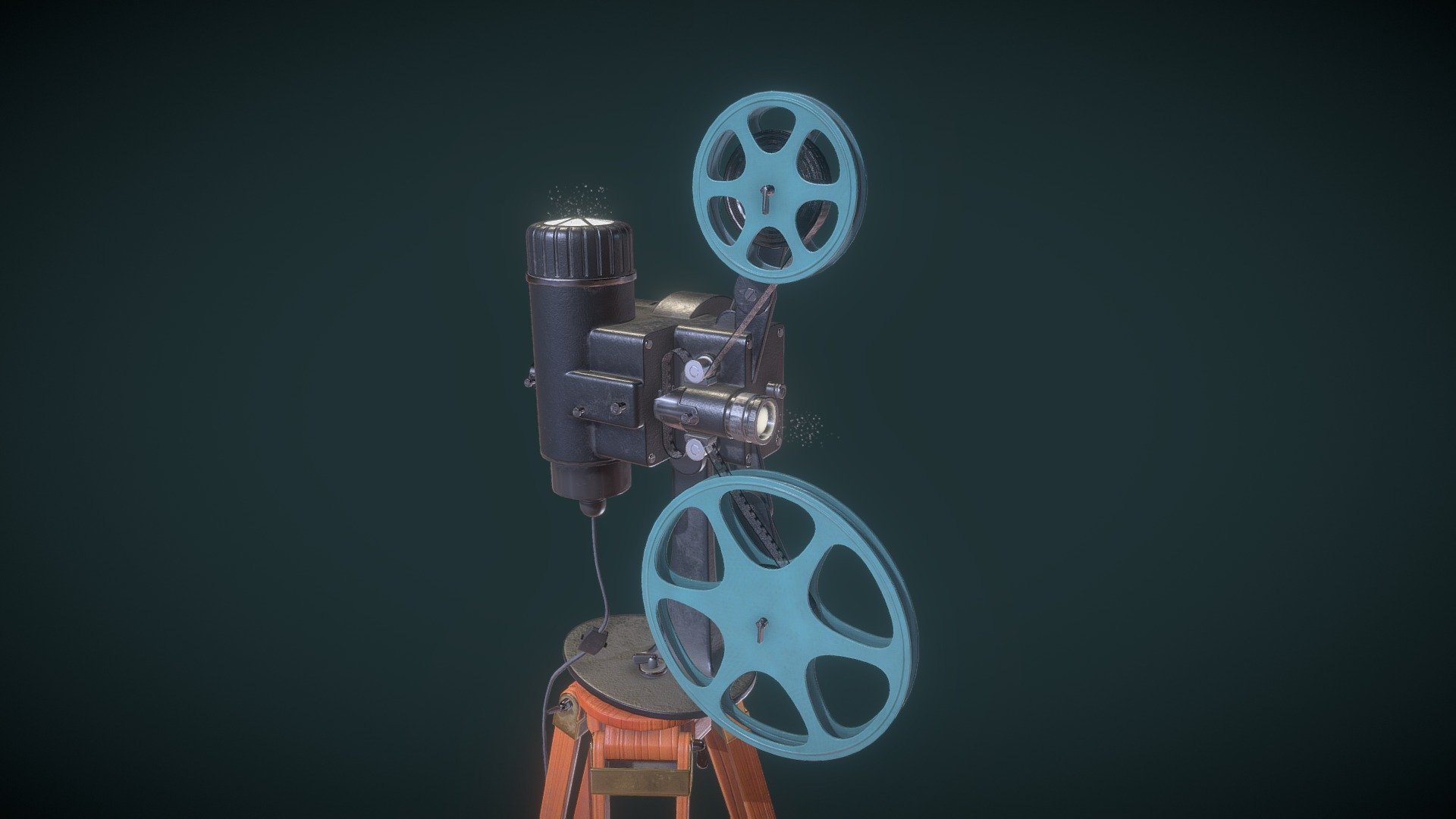 - Film projector - 3D model by Alexandr Zhilkin (@allexandr007) 3d model