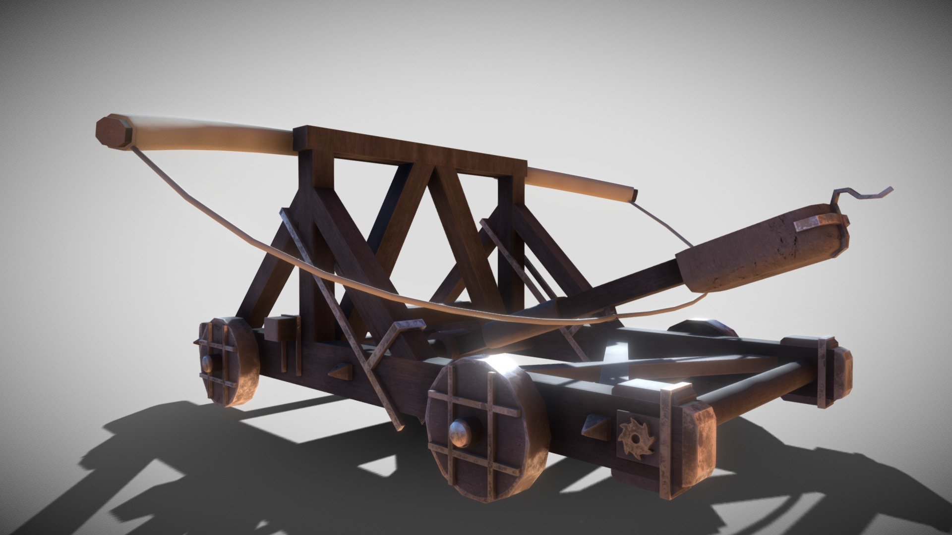 This should have been already way longer on the market.
I have tons of 3D models which I need to puplish.
Hope you like the Catapult. 
Feel free to leave some feedback 3d model