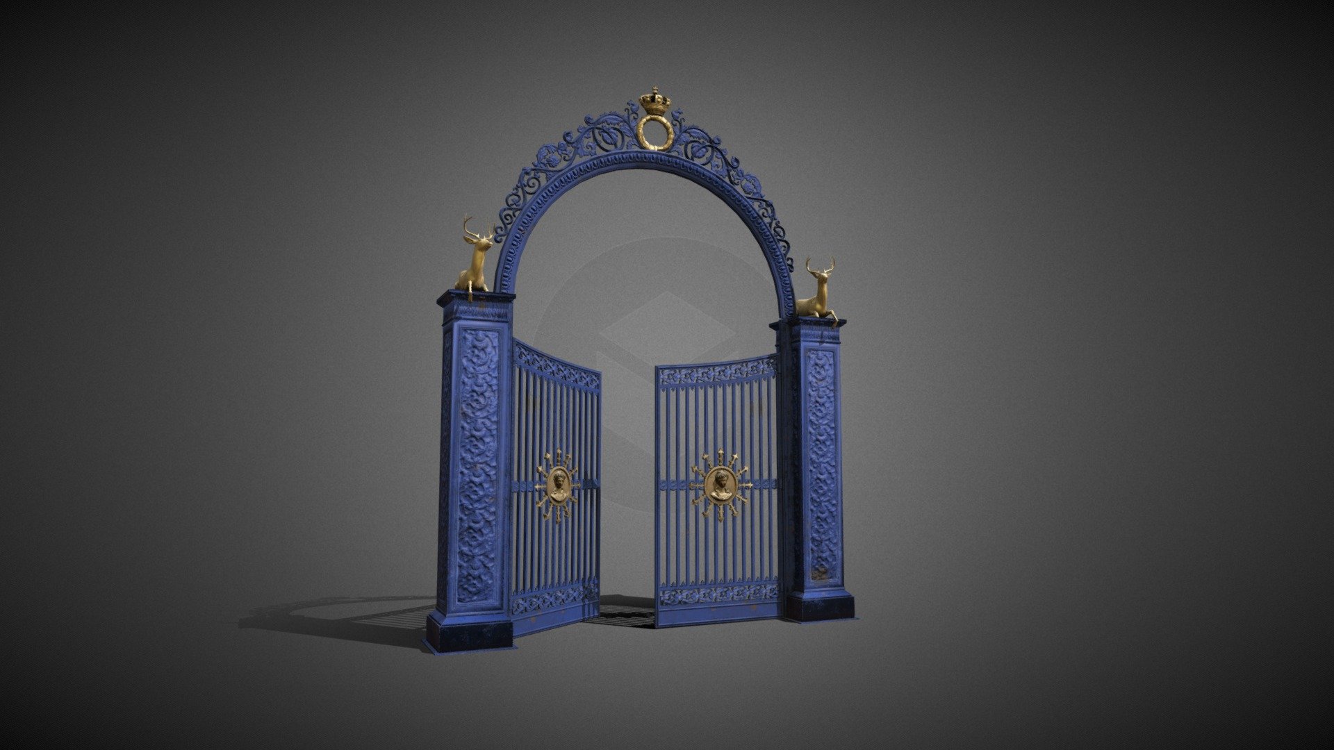 the &ldquo;blue gate