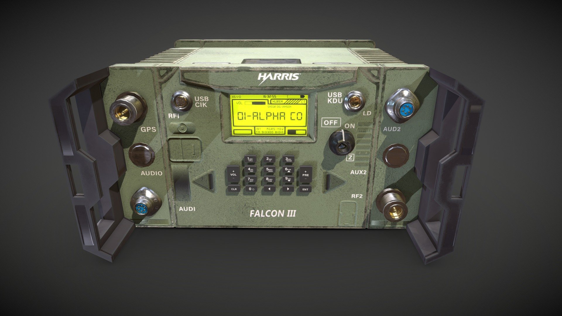 Army style Radio, really handy prop for any military environment. 

PBR textures @4k 3d model