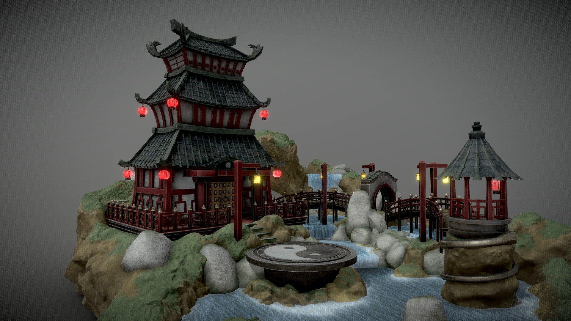 Stylized Oriental Garden Model &amp; Complete Guide



Youtube complete Guide to this Model Link: https://youtu.be/5REz8Hty6ws

This is the .blend file  that contains everything we created in our YouTube video.  This is a packed Blend file and has been cleaned up.  This makes sure there are no unnecessary files, materials, etc.  Everything in the .blend file is also organised into collections and named correctly.  This pack also contains all of the Unreal engine texture maps so you can build your project with these assets.  We have also included in this pack the Unreal Engine complete project.

All models you see in the thumbnail are fully textured

100 X Blender Textures Maps

1 X Packed Blend File

41 X UE5 Packed Texture Maps

1 X Unreal Engine 5 (Complete Project) - Stylized Oriental Garden Model & Complete Guide - Buy Royalty Free 3D model by 3D Tudor (@3DTudor) 3d model