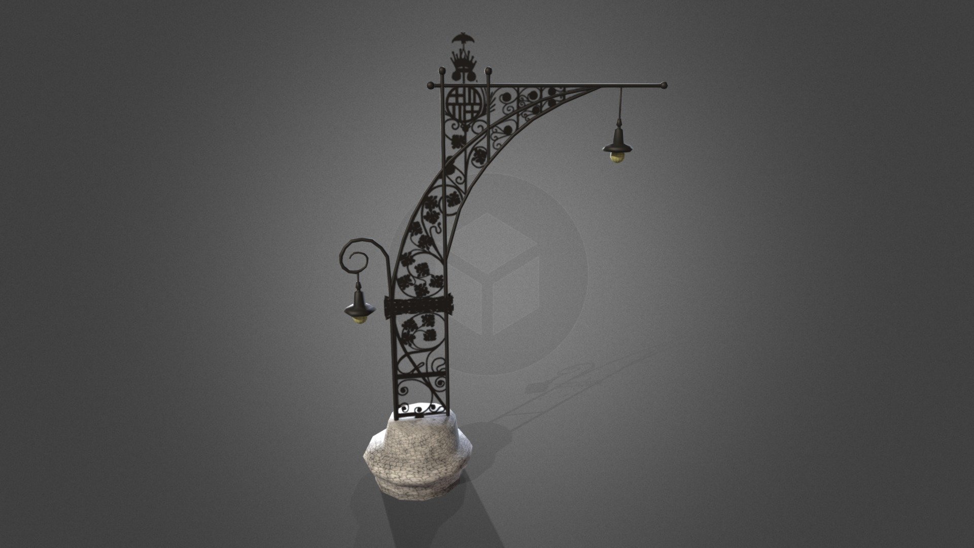 Lowpoly model of street lamps Paseo de Gracia in Barcelona designed by the architect Antoni Gaudí i Cornet.

With only 786 faces a perfect model for video game of the purest modernist style. Includes 2048px * 2048px textures in addition to .psd for customization - Streetlight Antoni Gaudí i Cornet - 3D model by Dimas_Alcalde (@dimasalcaldeperello) 3d model