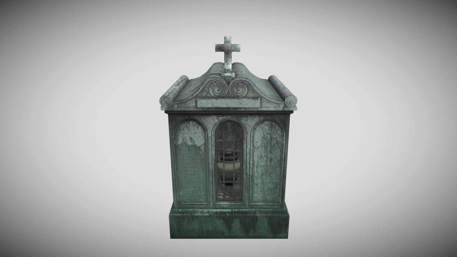 Mausoleum Urn Ash - 3D model by teo_johny 3d model