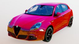Alfa Romeo Giulietta pink, matte, car, alfaromeogiulietta