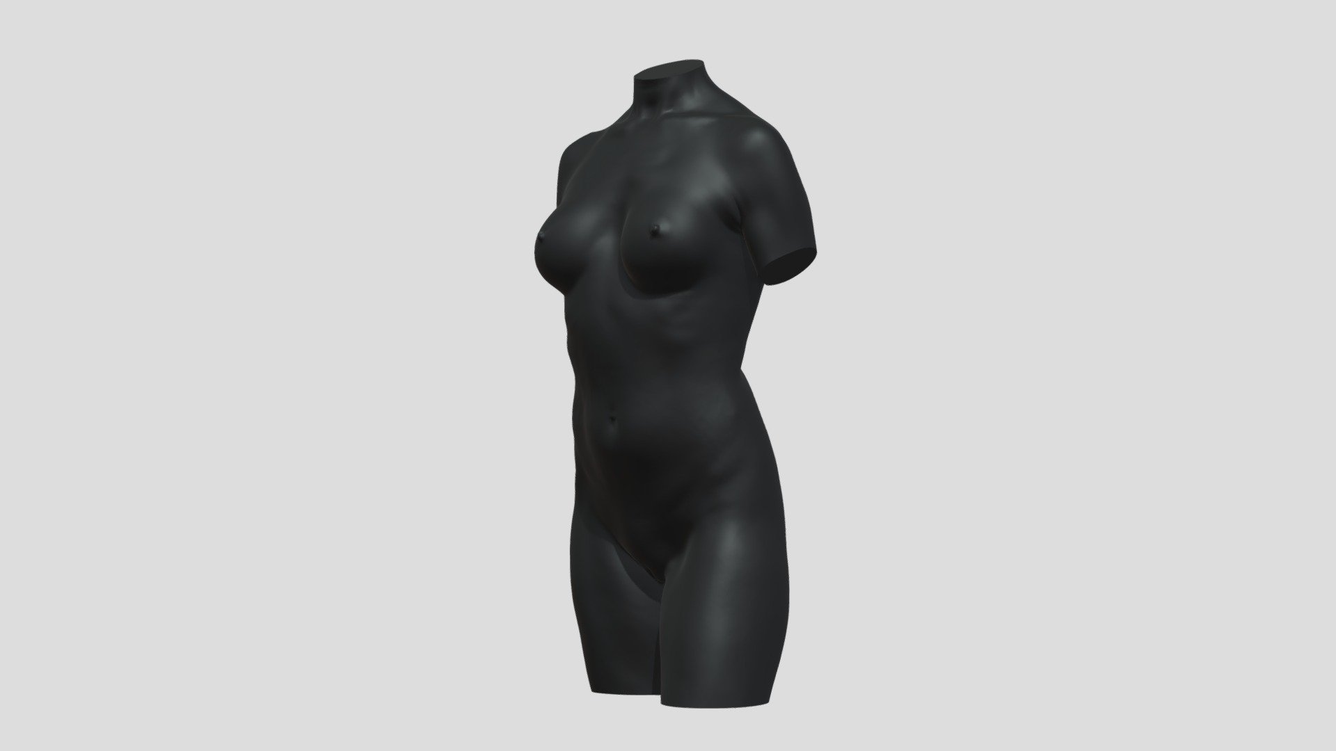 3d scan of part of naked woman - Naked Woman - Buy Royalty Free 3D model by Phil-Crea 3d model
