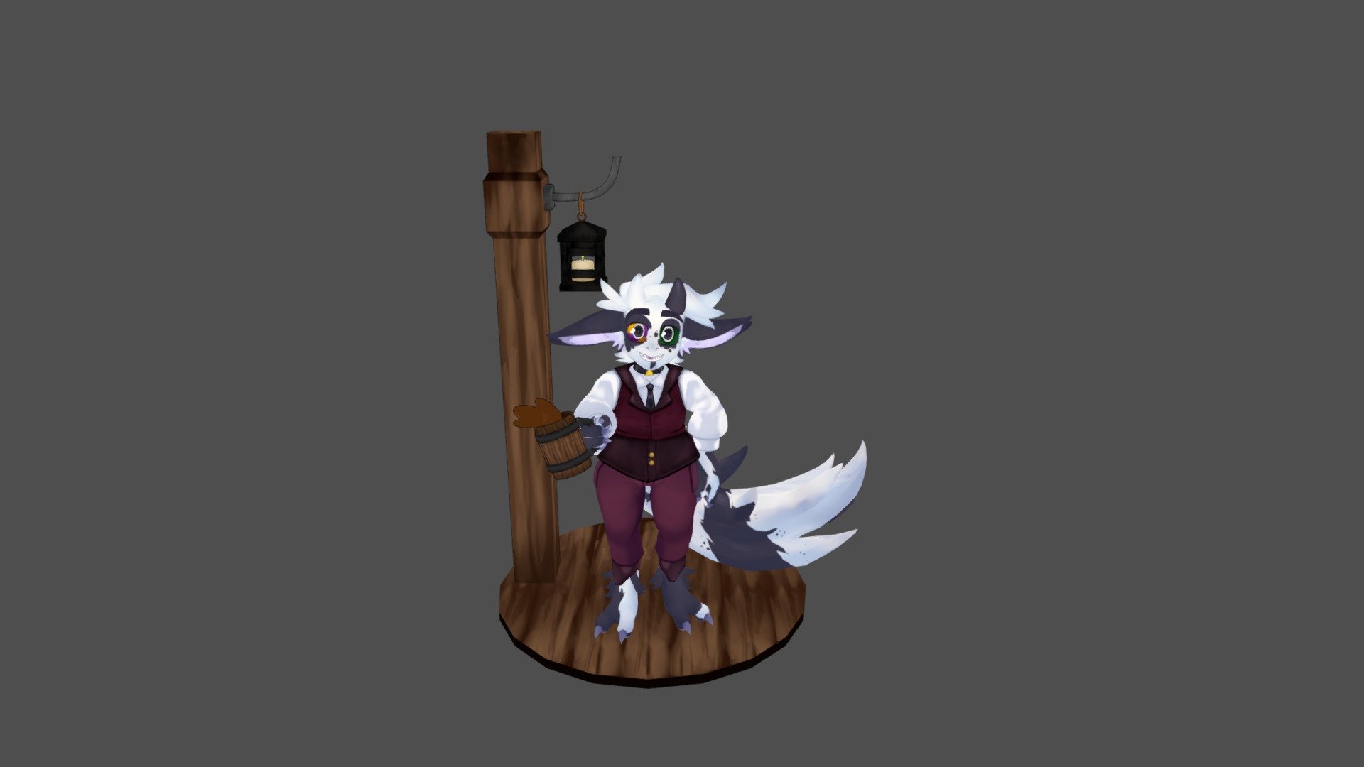Commission for Dime on twitter - Dime - 3D model by Carly.Simmons 3d model