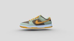 Yellow Nike Dunk Low Dusty Olive from video clip