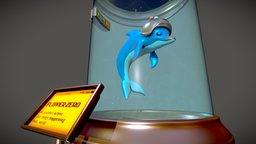 Flipper Zero dolphin, cyber, display, ocean, aquatic, water, buttons, aqua, cybernetic, helmet, technology
