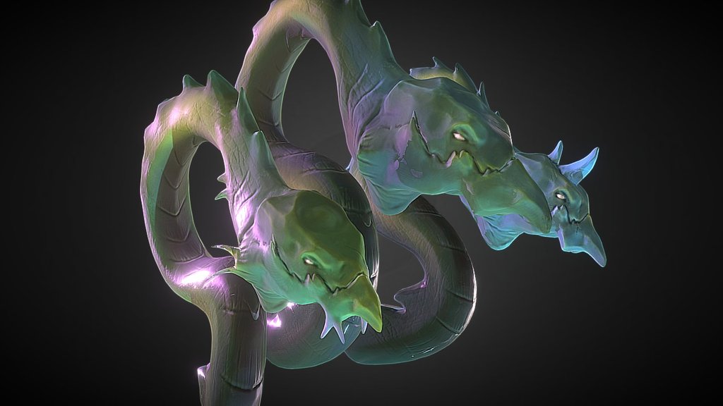 There's an Hydra I did for the Sunday Game Prop challenge. The theme was &ldquo;Greek mythology