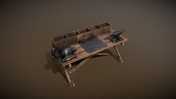 Post- Apo Crafting Table post-apocalyptic, crafting-table, noai