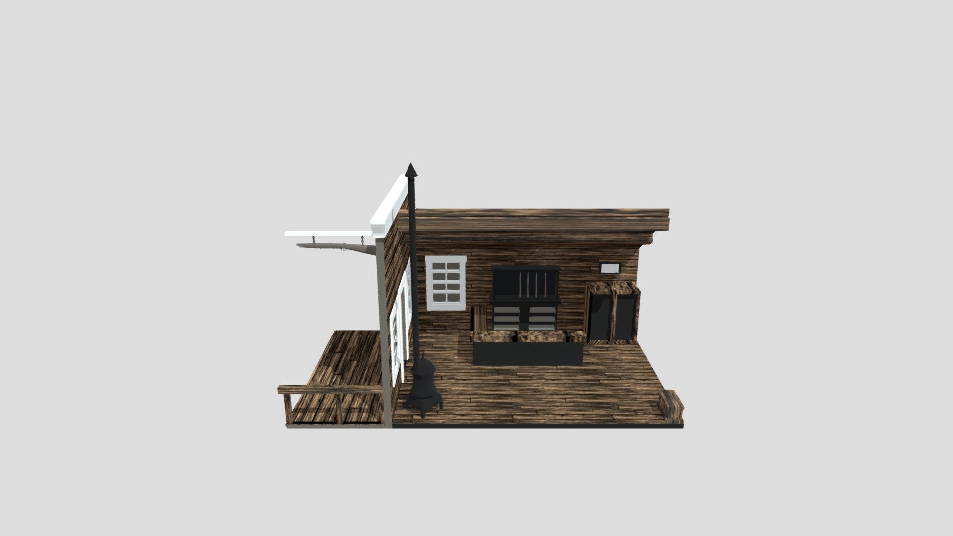 Gun Shop - 3D model by terrybetts77 3d model