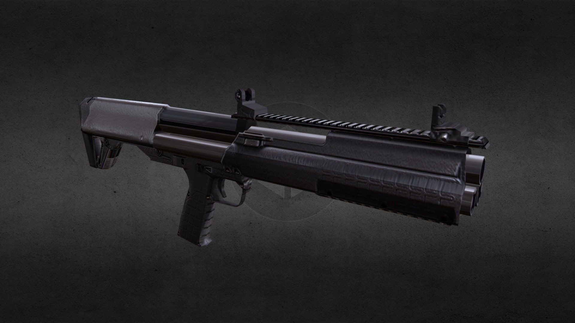 Kel-Tec KSG #Shotgun - 3D model by Mailny Sama (@miku55120) 3d model