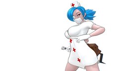 Valentine ( Skull Girls ) skullgirls, animegirl, videogamecharacter, waifu, animewaifu, nurse-character