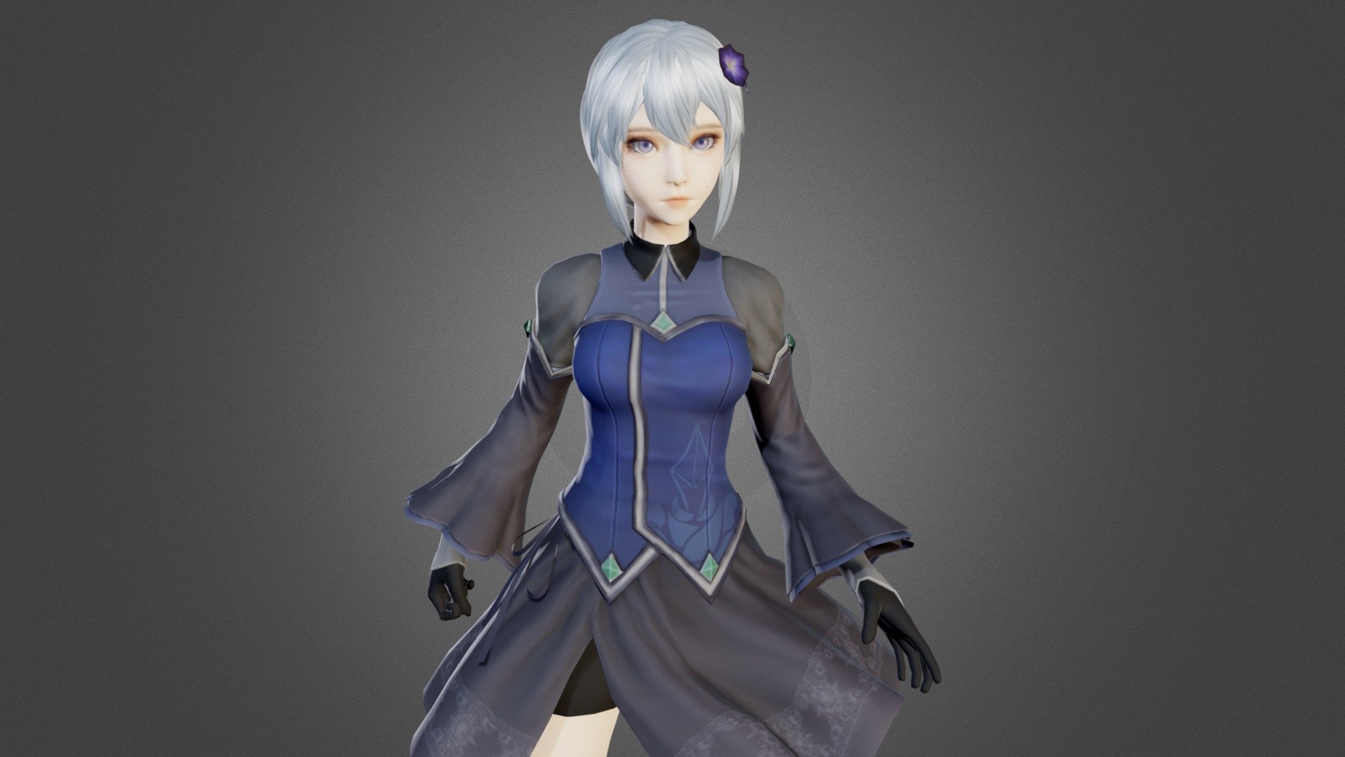 Character model for UMN VGDC Spring 2022 game project, Argent: Hidden Crown. Free for personal use.
Original character concept by maocha20 on Instagram 3d model