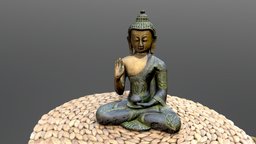 Buddha statue, sitting metal lotus buddha, 3d-scan, sitting, lotus, metal, statue, copper, buddhism, budha, buddhist-art, realitycapture, photogrammetry, scan