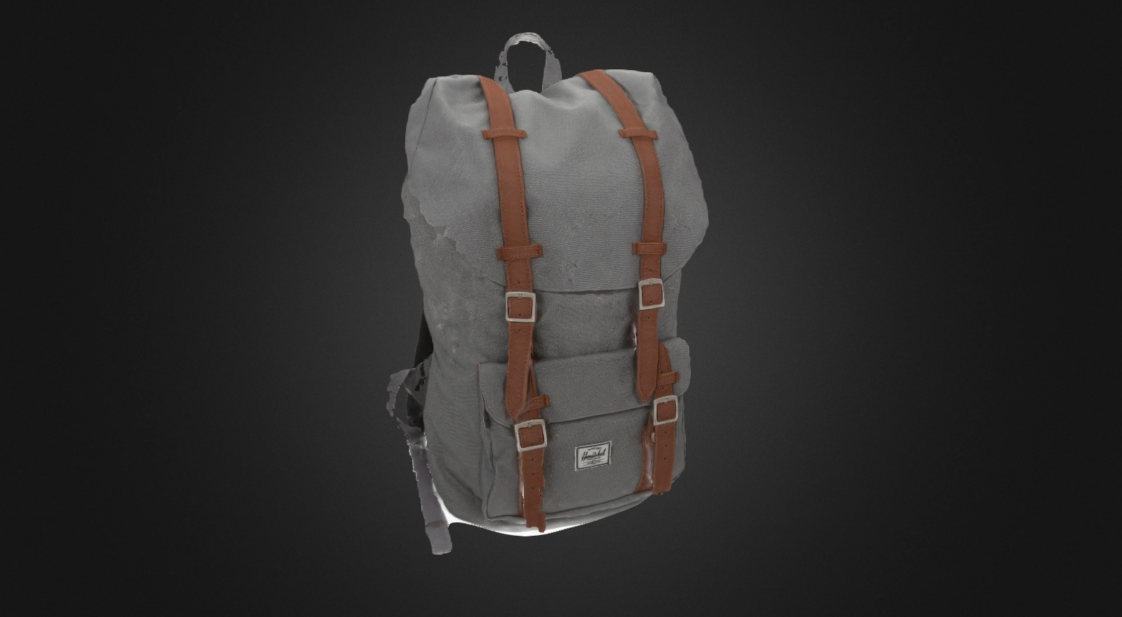 This is a raw 3D scan of a Herschel bagpack, made with photogrammetry. No postprocess was used.  - 3D scan of Herschel bagpack - 3D model by fablabbudapest 3d model