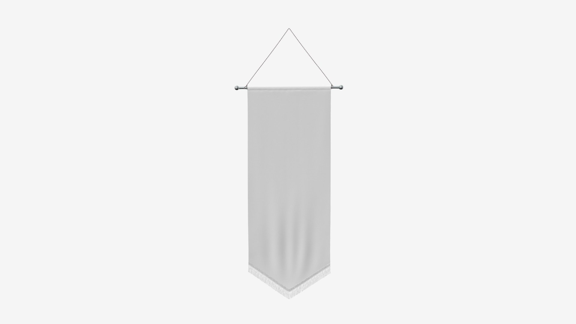 Wall pennant tall - Buy Royalty Free 3D model by HQ3DMOD (@AivisAstics) 3d model