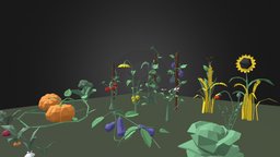Farming Crops 3D Low Poly Pack