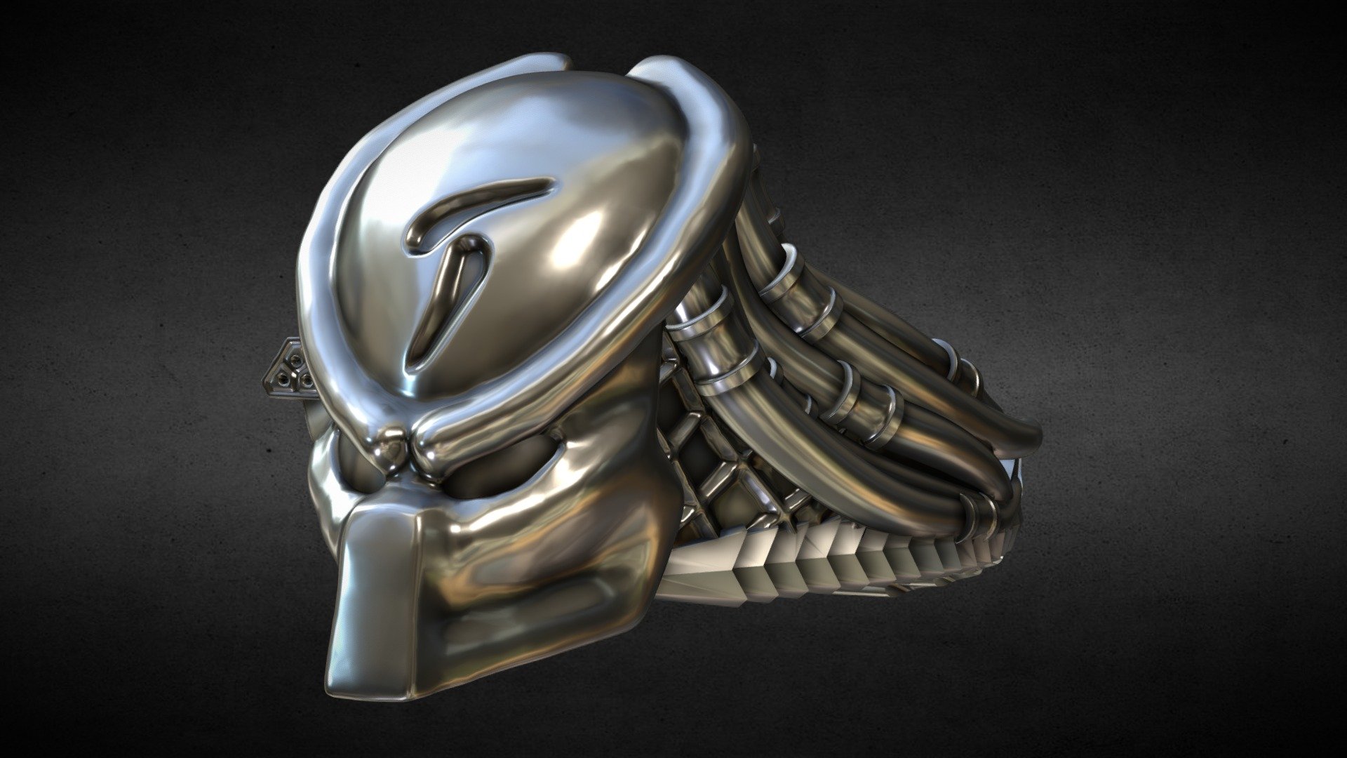 Predator Ring - Download Free 3D model by Yury Puchyla (@yury.puchyla) 3d model