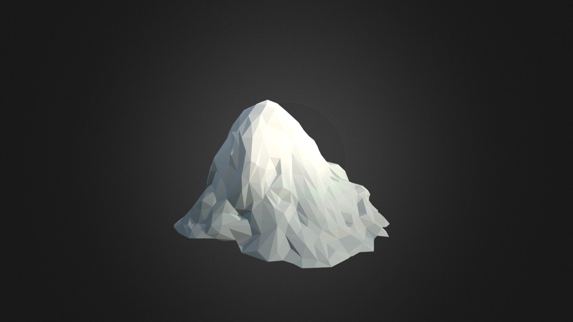 Lowpoly mountain made with zBrush and 3Dmax - Low Poly mountain - Download Free 3D model by lifekors 3d model