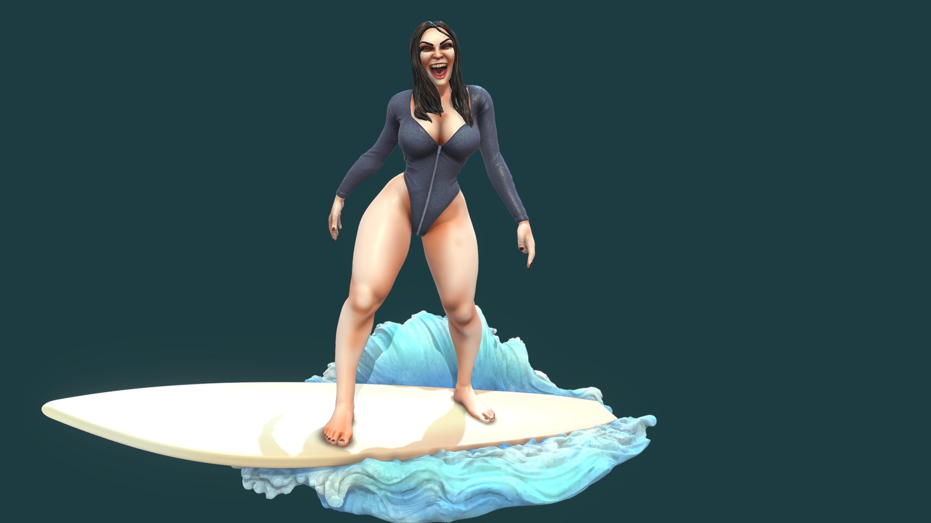 Every month I'm trying to create an original character for my Patreon campaign, targeted at 3d printing. This is Carol, part of my February release. She comes in a NSFW version too, and ready for printing! You can get this model and see other angles in my Patreon page.

patreon.com/torridaminis - Carol - 3D model by Torrida.minis (@torridaminis) 3d model