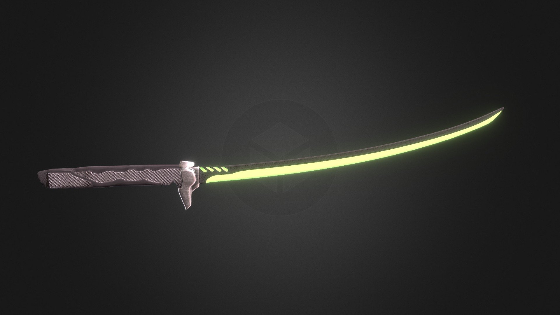 Genji Sword - Buy Royalty Free 3D model by jyrenn 3d model