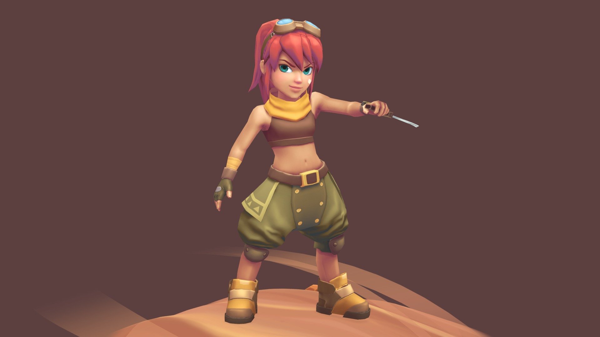 Character for the mobile game &ldquo;Stardust Battle