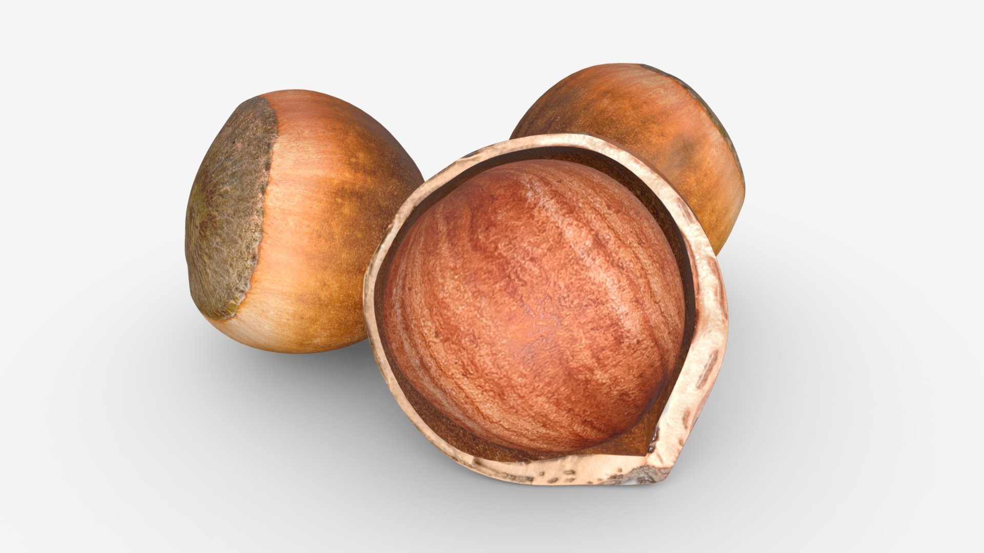 Hazelnuts 01 - Buy Royalty Free 3D model by HQ3DMOD (@AivisAstics) 3d model