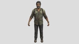 The Last Of Us 2: Joel to, and, us, for, unreal, last, engine, the, joel, ue, unity, 3d, model, free, download, of