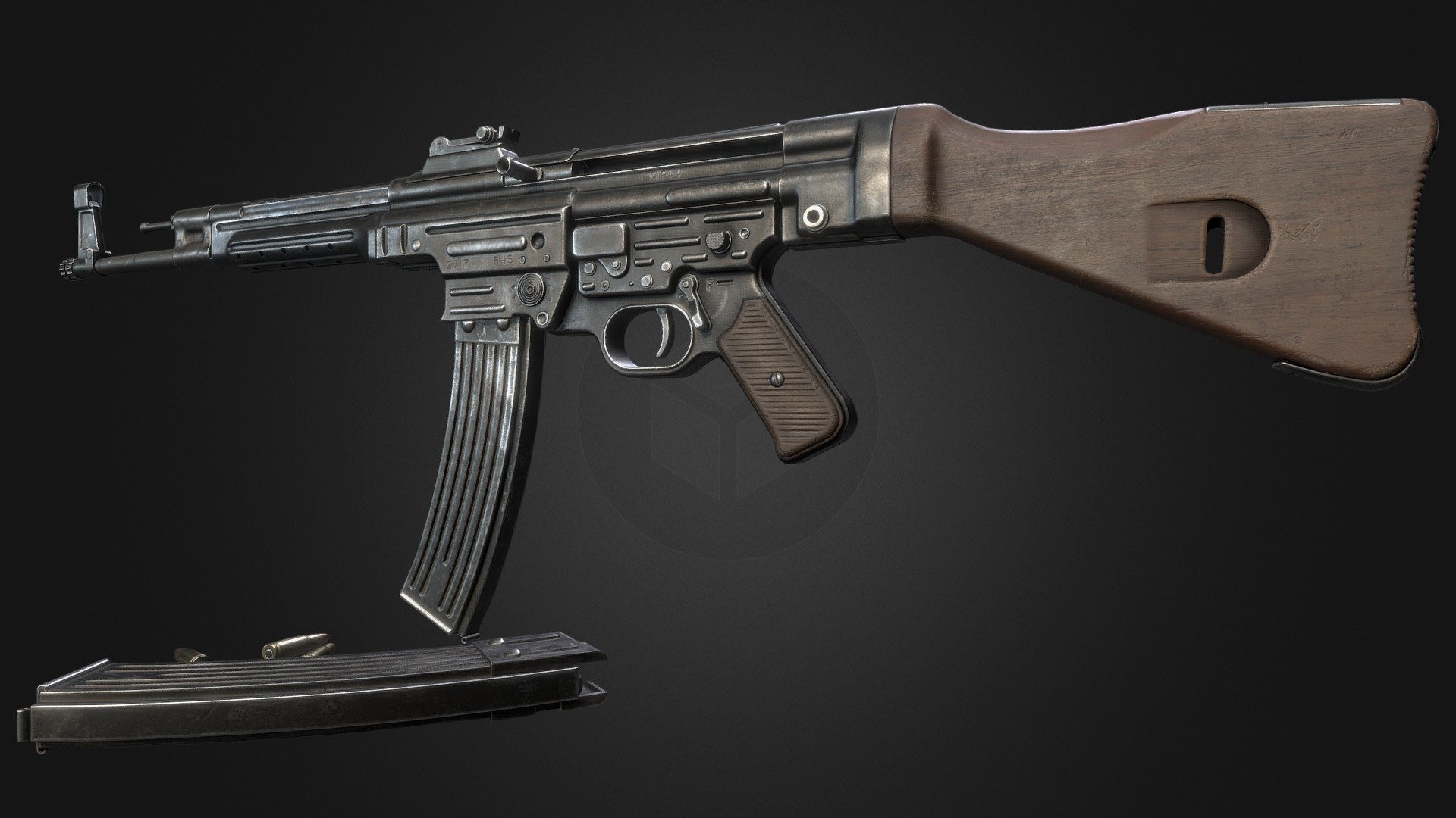 MP44 - 3D model by Luchador (@Luchador90) 3d model