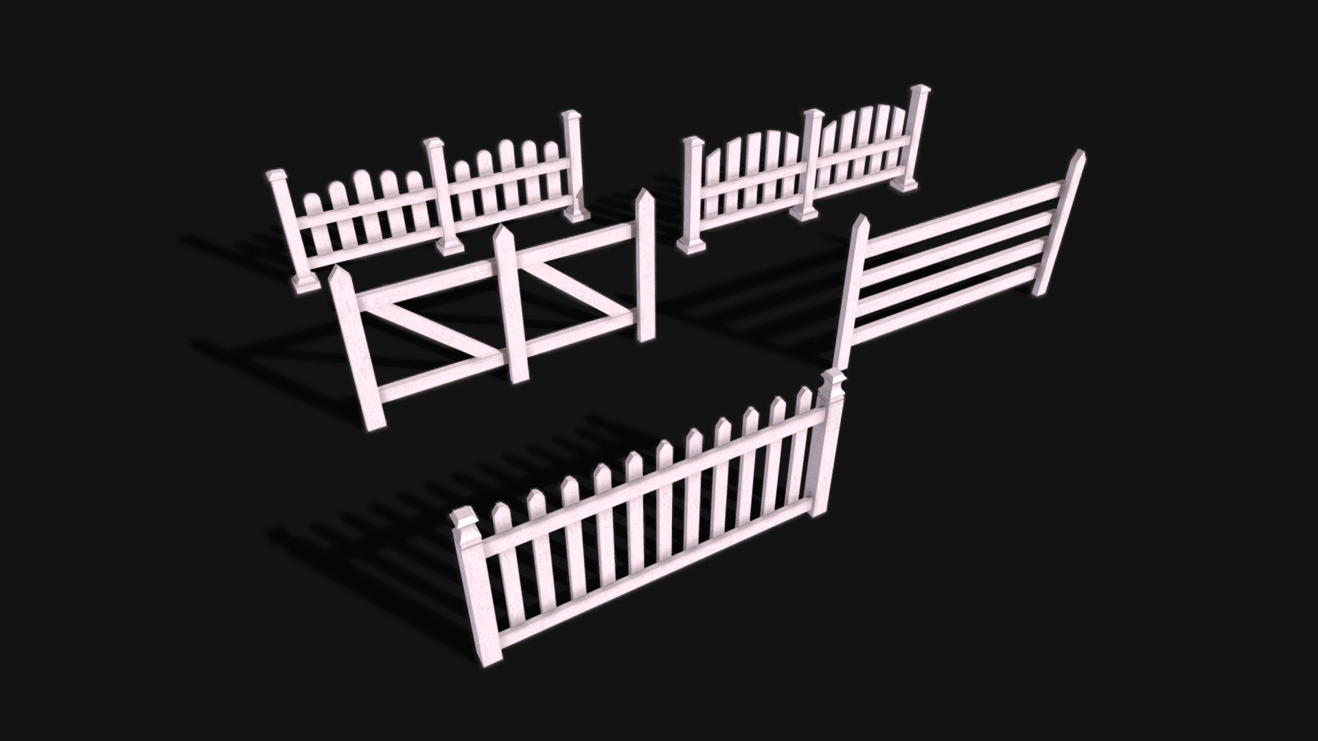 PBR Wooden Fence Pack for your 3D asset or 3D project. it also suitable for any visual production, game assets, AR, VR, interior rendering, advertising, and illustration. made in blender 3.6 and rendered with Cycles render engine. 

3DModel File Formats:

NOTE : All the texture (Texture Maps) are packed into a one Zip file called &ldquo;Textures