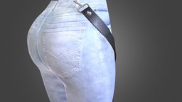 second life game ready cloth game asset topology, games, cloths, secondlife, second, woman, unrealengine4, denim, gamereadyasset, pbr-texturing, unity, game, gameasset, clothing