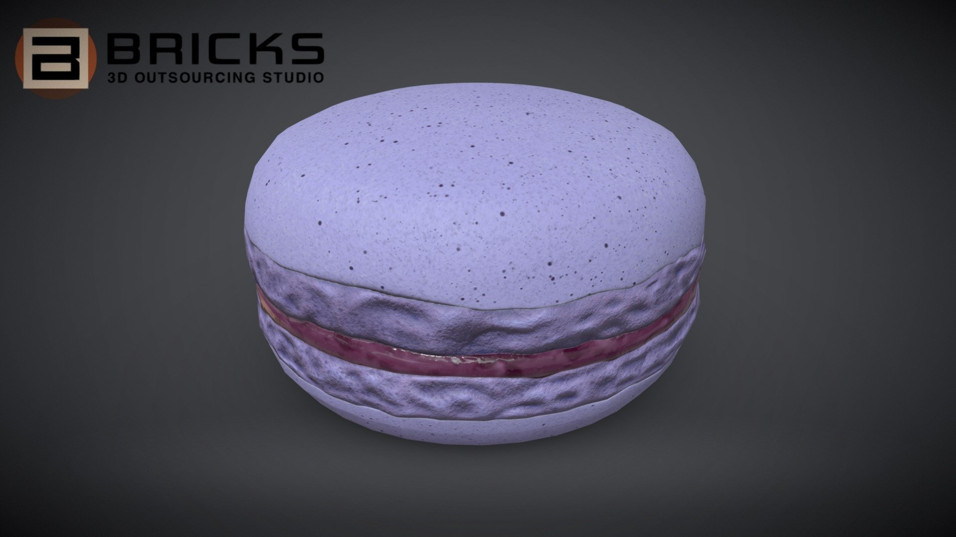 PBR Food Asset:
Macaroon
Polycount: 1120
Vertex count: 562
Texture Size: 2048px x 2048px
Normal: OpenGL

If you need any adjust in file please contact us: team@bricks3dstudio.com

Hire us: tringuyen@bricks3dstudio.com
Here is us: https://www.bricks3dstudio.com/
        https://www.artstation.com/bricksstudio
        https://www.facebook.com/Bricks3dstudio/
        https://www.linkedin.com/in/bricks-studio-b10462252/ - Macaroon - Buy Royalty Free 3D model by Bricks Studio (@bricks3dstudio) 3d model