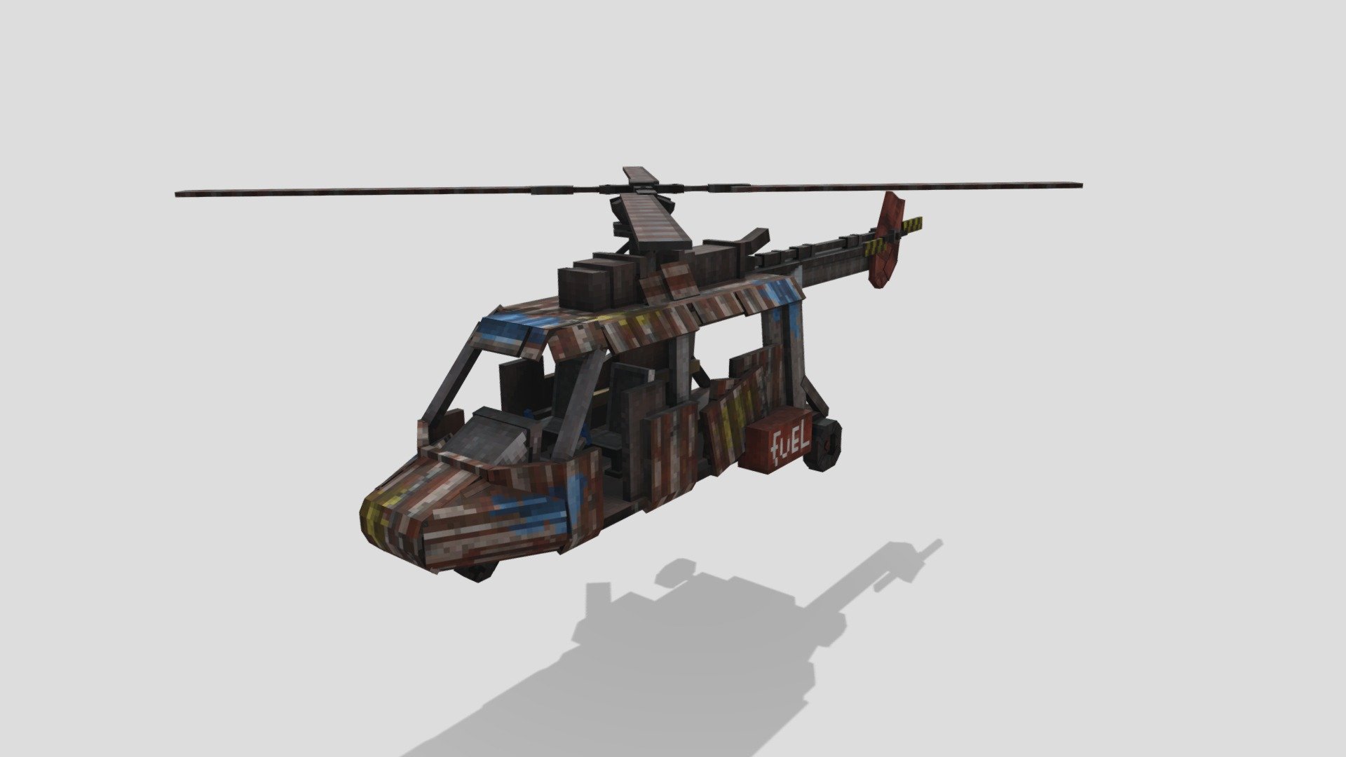 Scrap Transport (Rust Helicopter) - Minecraft

Want to have a custom model? Contact: wasteland4013 (Discord)|Comms Open - Scrap Transport (Rust Helicopter) - Minecraft - 3D model by W'Projects (@wprojects) 3d model